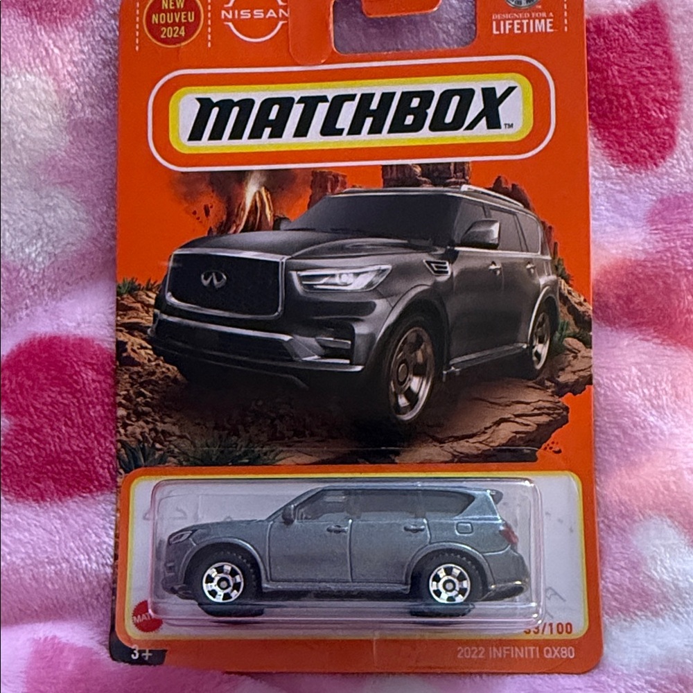 Matchbox Gray 2022 Infiniti QX80 Toy Car
